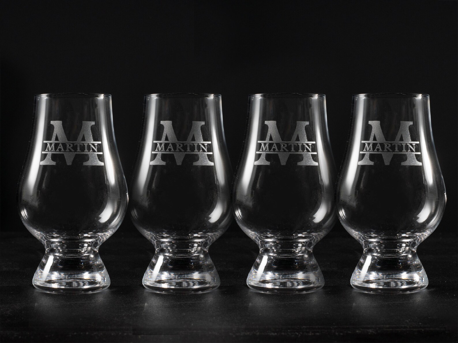 Custom Glencairn Whiskey Glasses Set of Four 4 Etsy