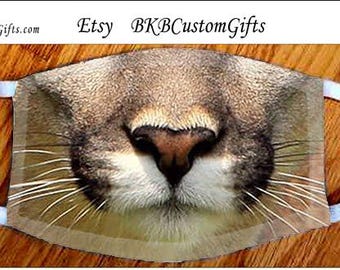 Panther Cougar Muzzle Face Mask