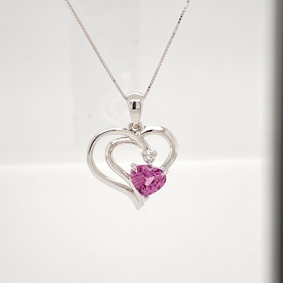 Pink spinel pendant sale