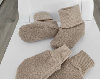 Walk mittens baby, gloves.  Fulling shoes, socks. Handmade