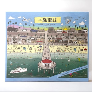 The Bubble Manhattan Beach-puzzel (inclusief full colour poster)