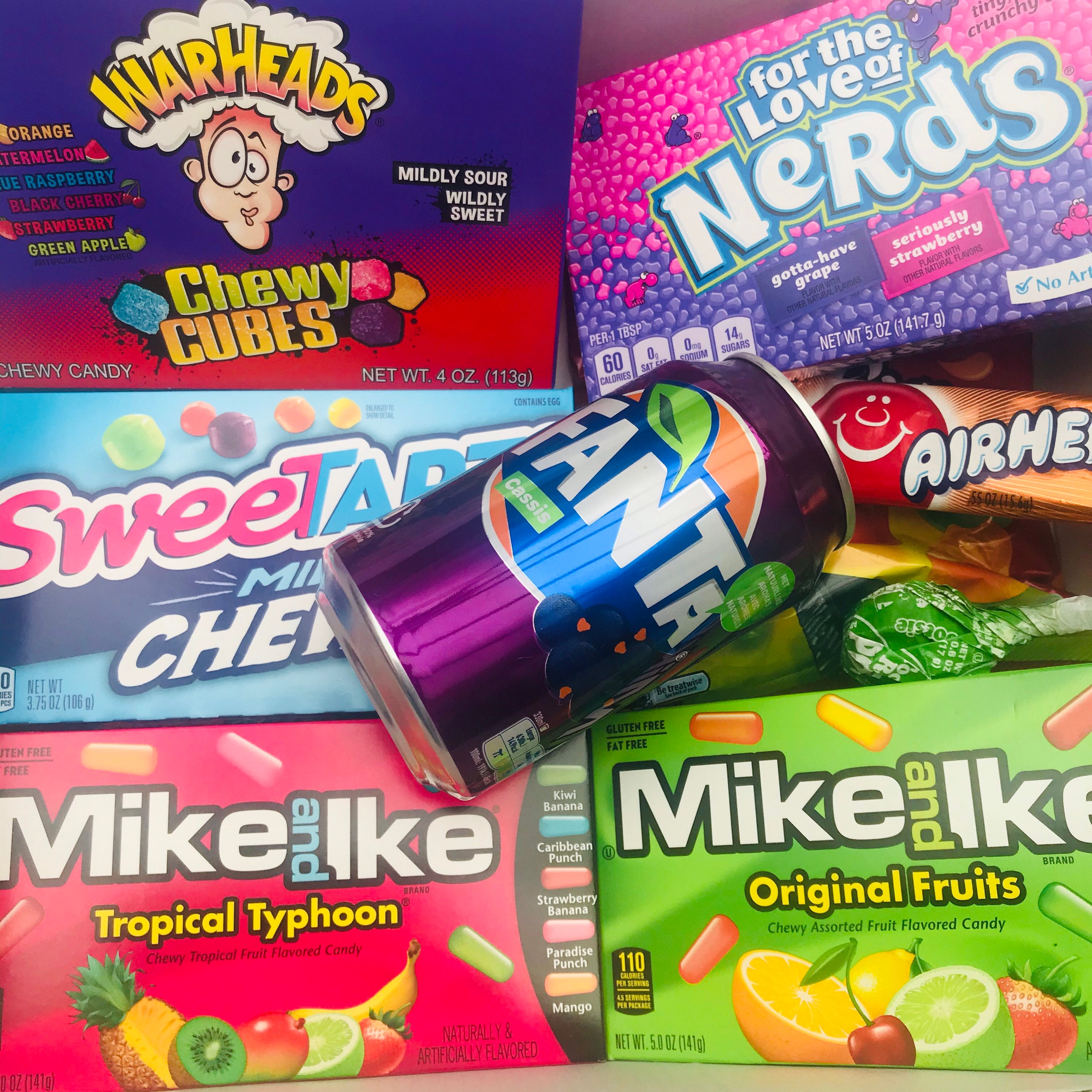 10 Item With A Drink / American Sweets Hamper Gift American Etsy