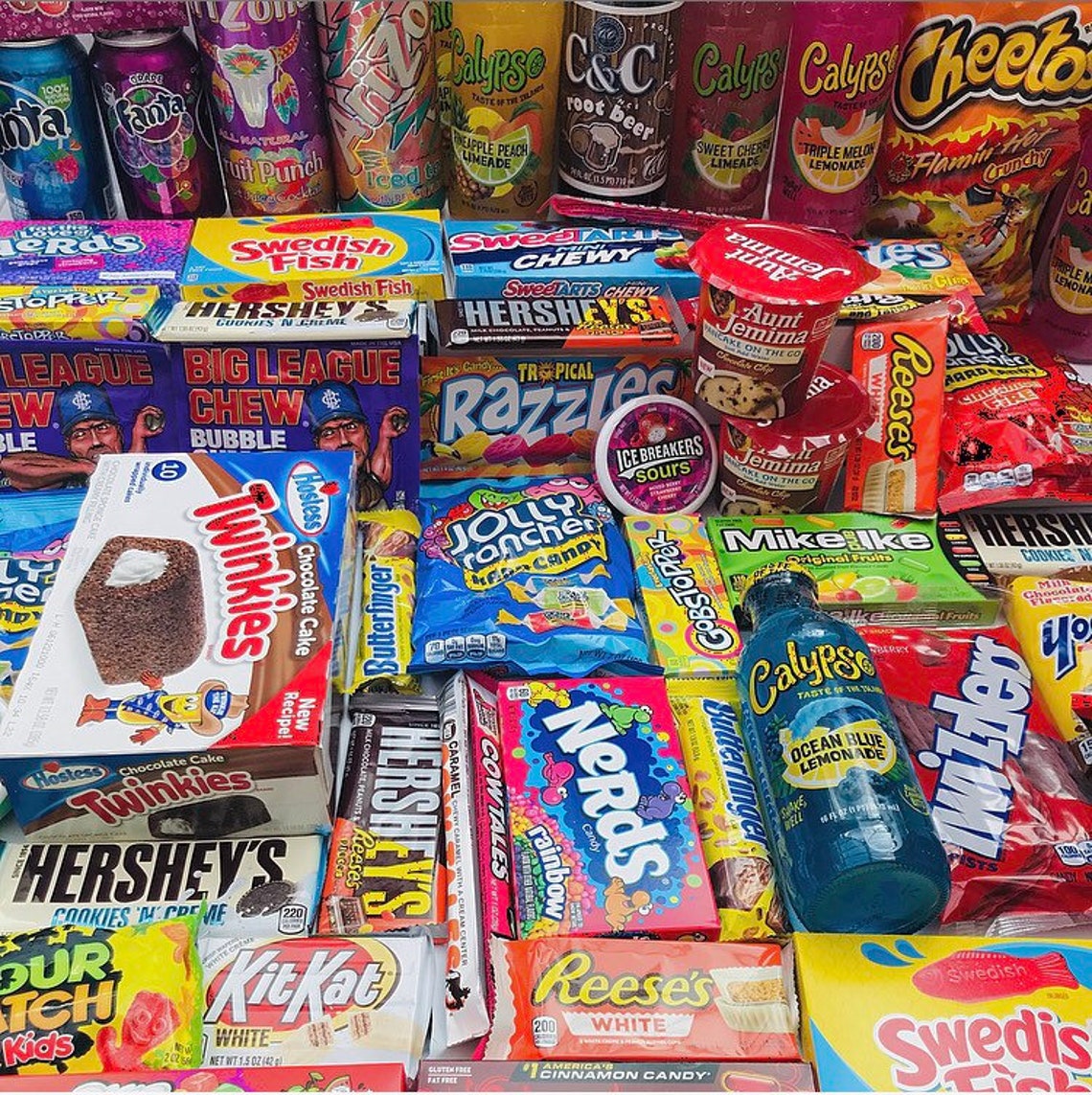 Große amerikanische Süßigkeiten Box Mystery American Sweets Etsy