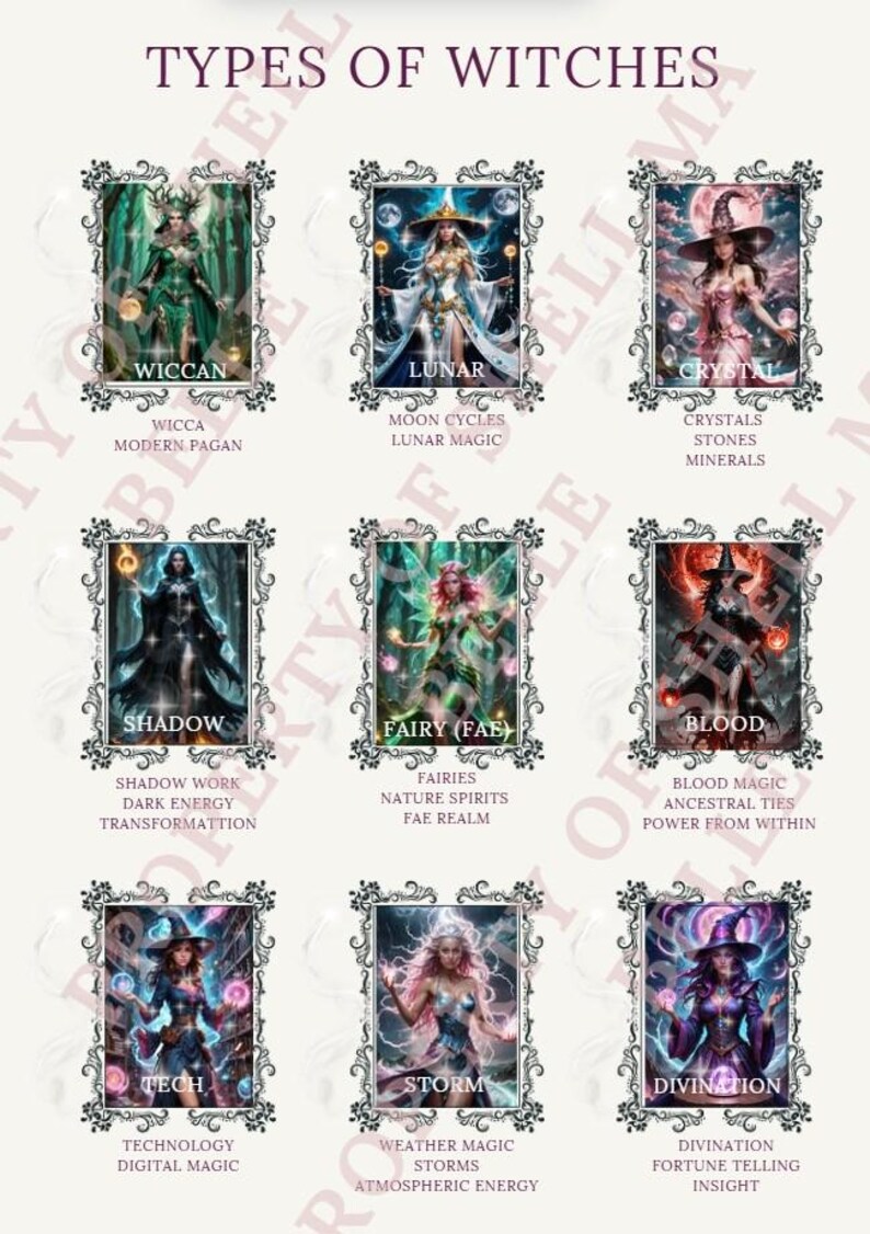 Book of Witches digital Download Etsy