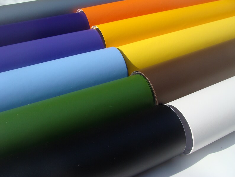 Matt Selfadhesive Vinyl Wrap ALL SIZES 11 Colours A4 Etsy UK