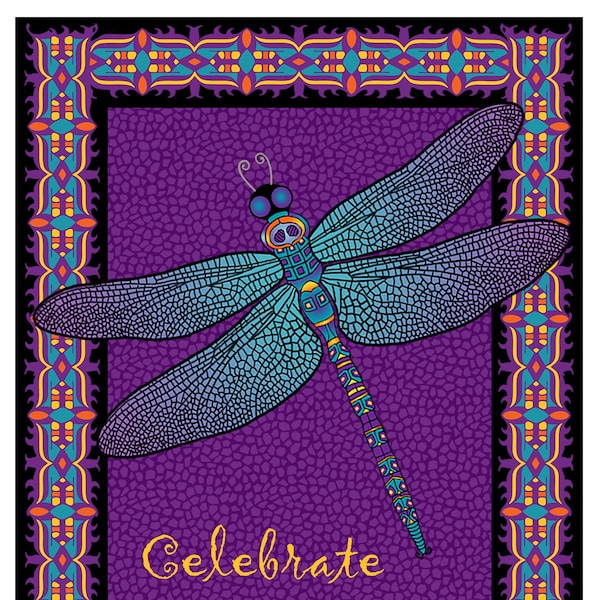 Dragonfly Celebrate Greeting Card