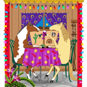 Pony Espresso Grußkarte