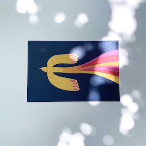 Carte postale 'Oiseau'