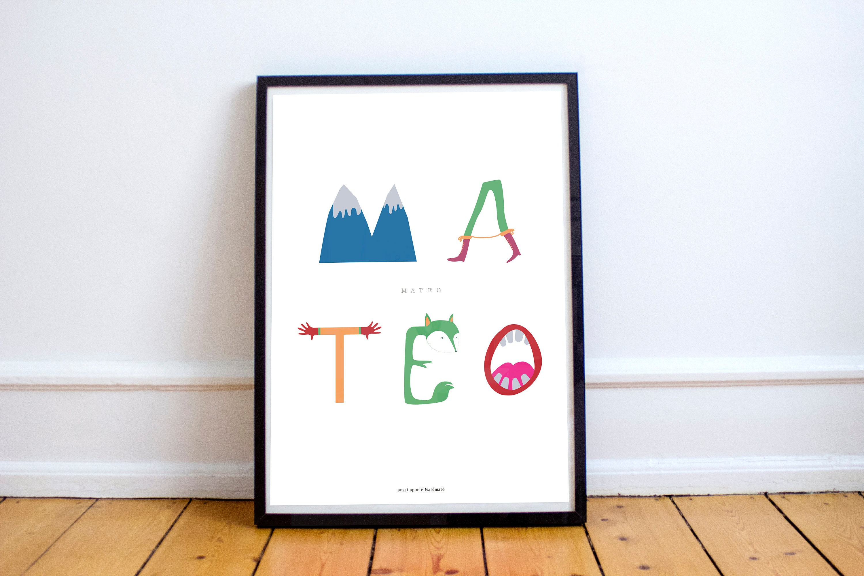 Affiche Abcédaire Personnalisé