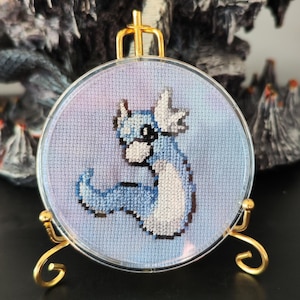 Dratini Cross Stitch Coaster
