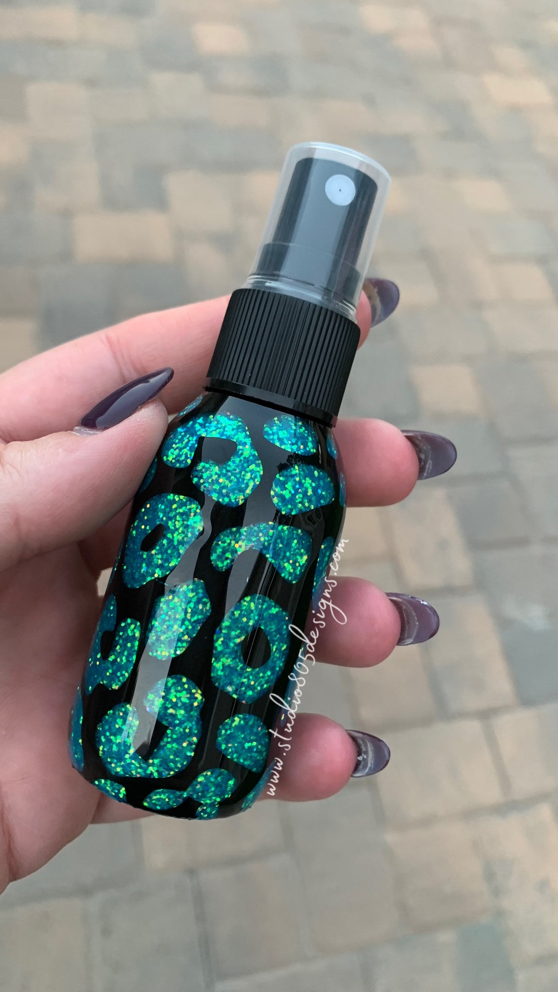 Glitter Spray Bottle 8 Oz, 4 Oz or 1 Oz Spray Bottle Custom Glitter