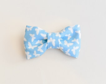 Blue Butterfly Cat Bow Tie