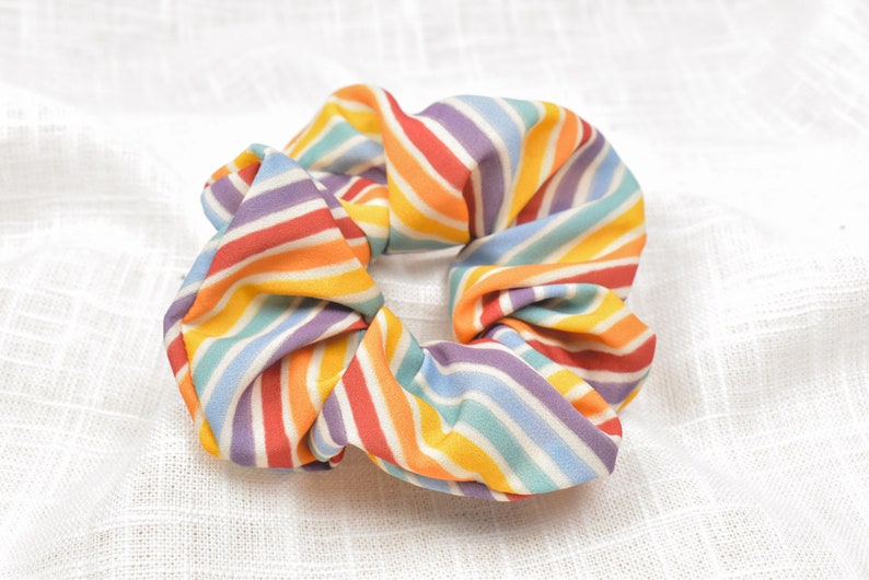 Retro Rainbow Scrunchie image 1