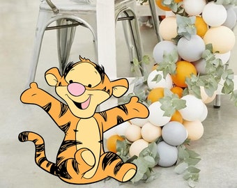 Big Decor ON SALE: BABY Winnie The Pooh, Cutout Decor , Winnie the Pooh Baby Shower, Birthday Party, digital download