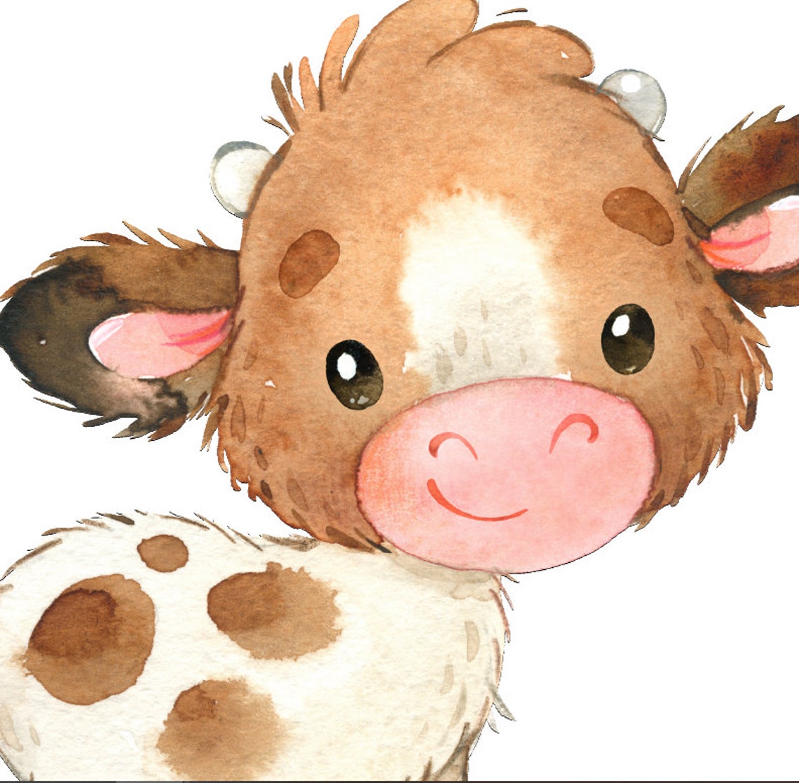 Farm nursery decor cow print baby farm animals Baby cow Etsy