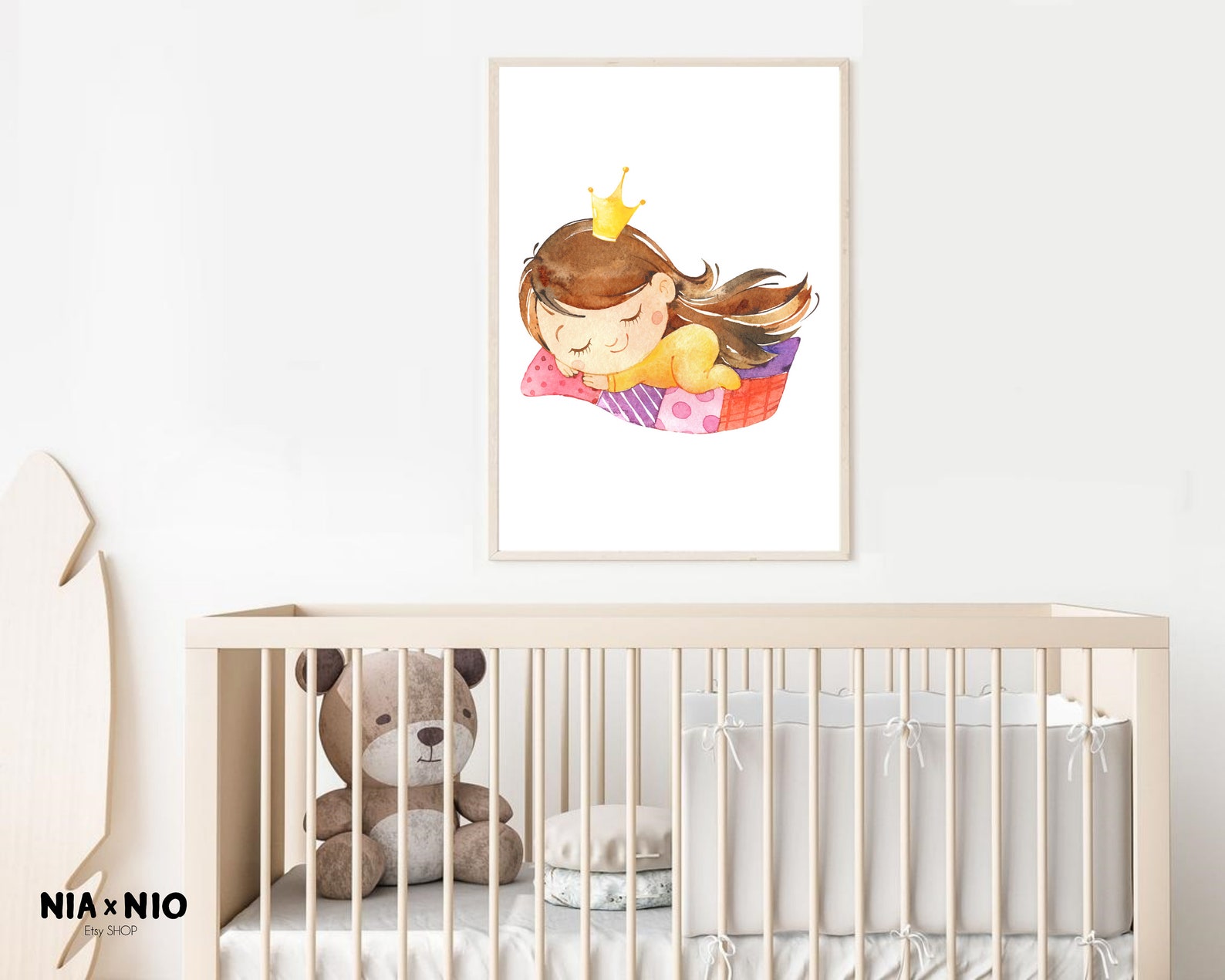 Watercolor nursery decor Cute nursery wall art Nursery art Etsy