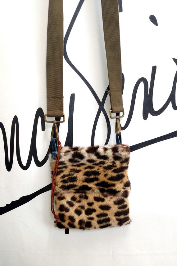animal print messenger bag