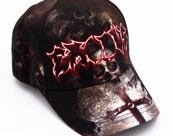 NUCLEAR ASSAULT black cap hat NEW embroidered logo thrash metal