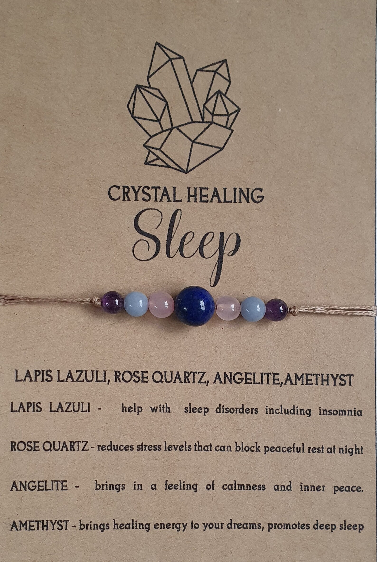 Image showcasing Sleep Support Bracelet Sleep Bracelet Insomnia Bracelet | Etsy