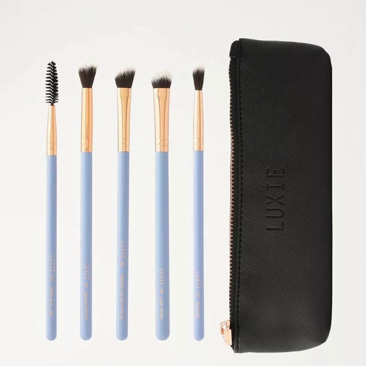 LUXIE WONDERLUST eye makeup brush set with travel bag Etsy