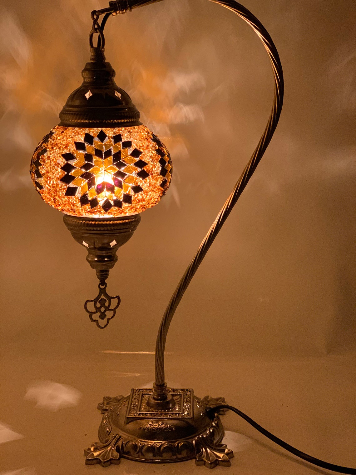 Turkish Table Lamp Turish Lamp Handmade Moroccan Mosaic Etsy