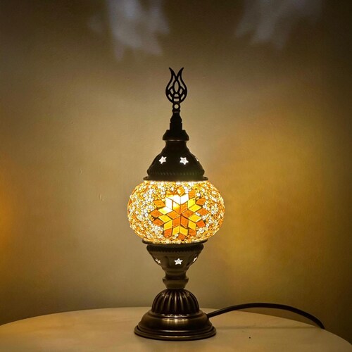Lampe de bureau turco-marocaine avec ampoule LED gratuite et livraison gratuite