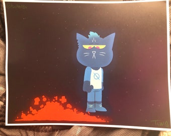 Night in the Woods "I Want It To Hurt" Print