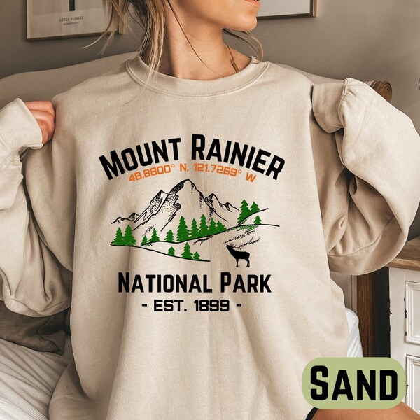 Mount Rainier Shirt - Etsy