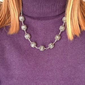 NUEVO collar tradicional croata hecho a mano con botones de Sibenik