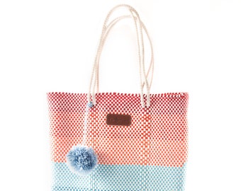 Sunrise Woven Tote | Handmade Mexican Artisan Everyday Bag