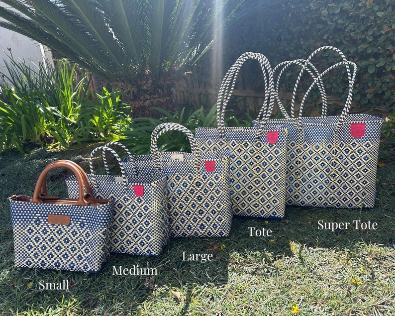 Positano Woven Tote | Handmade Mexican Artisan Everyday Bag image 7