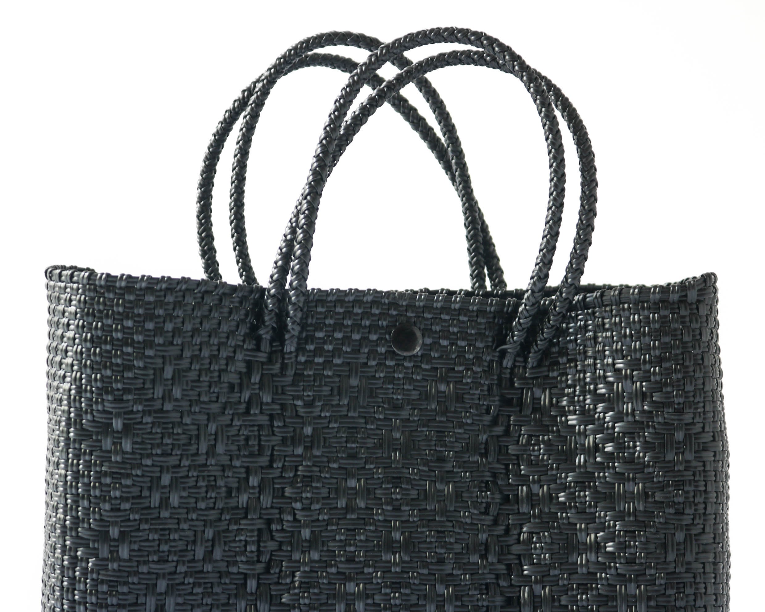 All Black Crossbody Bag Woven Bag with Leather Strap Etsy