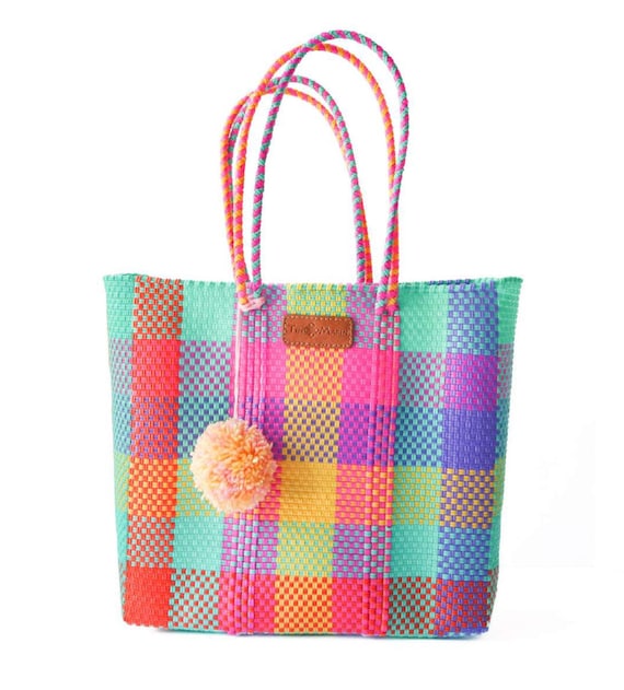 DIY Recycled Tote Bag using plastic bags 