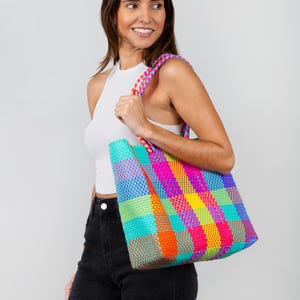 Fiesta Woven Tote | Handmade Mexican Artisan Everyday Bag