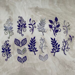 Embellissements de papier, forme florale! Ensemble de découpe à l’emporte-pièce! Embellissements de scrapbook, Inspiration faite à la main pour les cahiers, Pour les cartes de vœux.