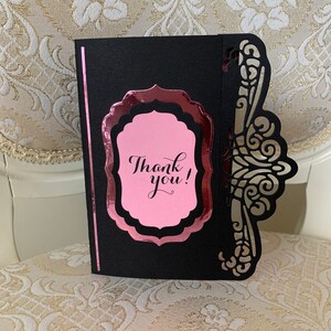 Carte faite à la main, merci! Pour elle, pour lui. Papier fabriqué, Scrapbooking, Carte de vœux artisanale