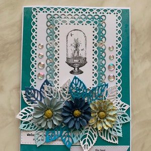 Carte de vœux faite à la main, Les meilleurs moments! Papier fabriqué, Scrapbooking, Estampage, Carte de vœux artisanale