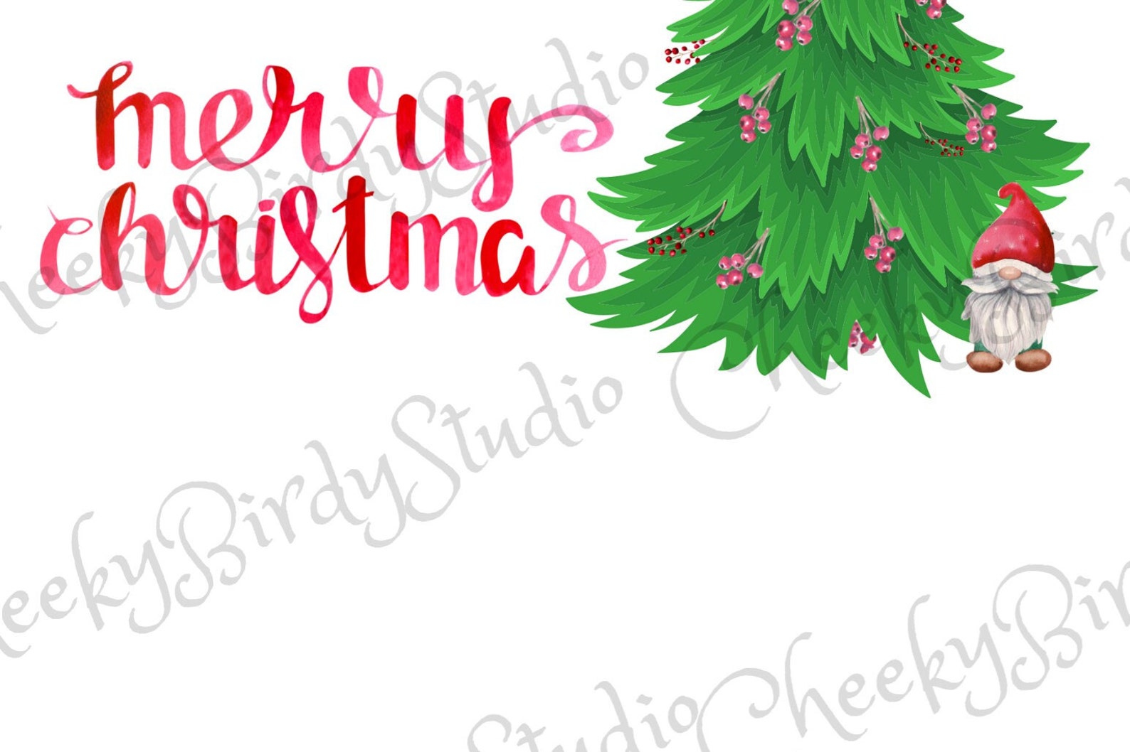 Printable Christmas Stationery Digital Download 2 Pages Instant printable-christmas-stationery-digital-download-2-pages-instant