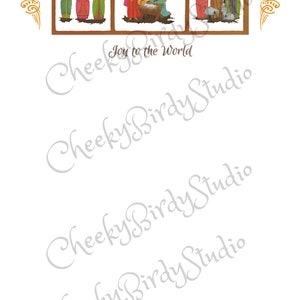 Printable Christmas Nativity Stationery Digital Download - Etsy