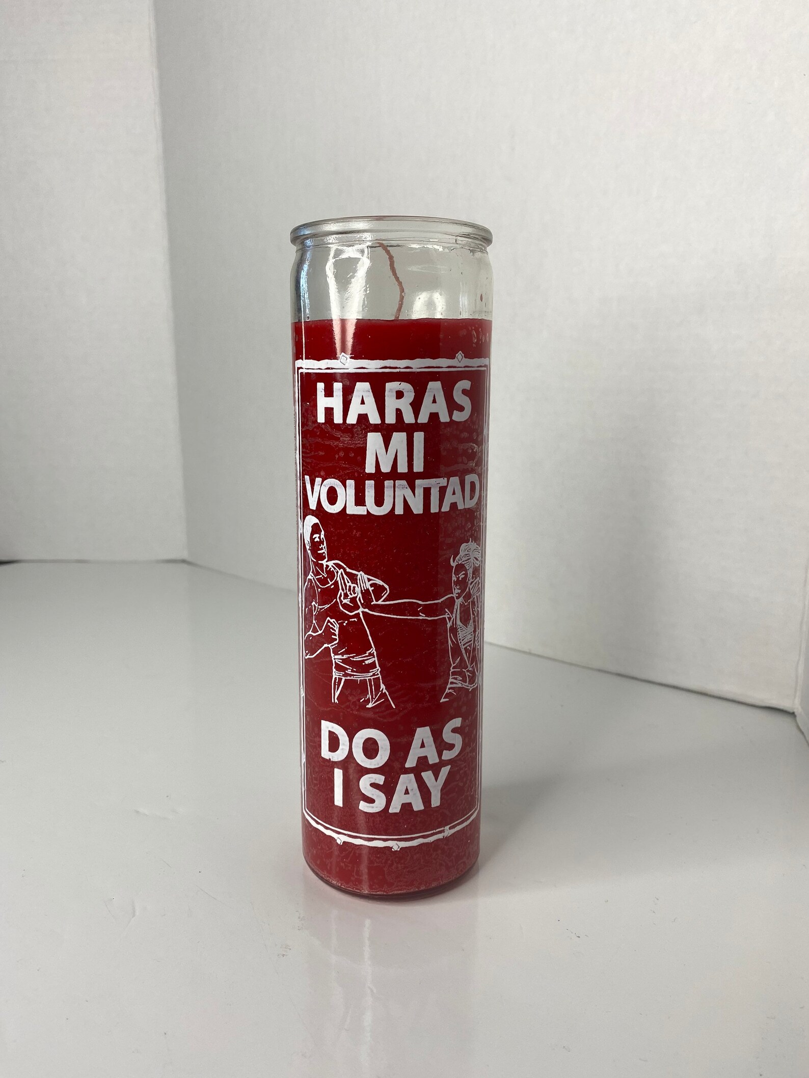 Do As I Say 7 Day Glass Candle Etsy