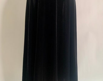 Vintage Velvet Midi Skirt, 1X-2X