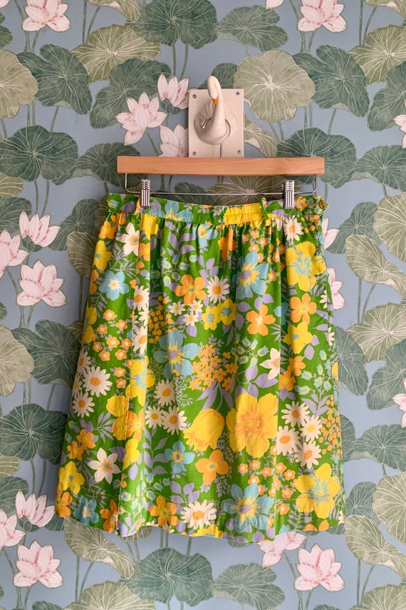 Vintage Sunny Floral Skirt, 31W - image 2