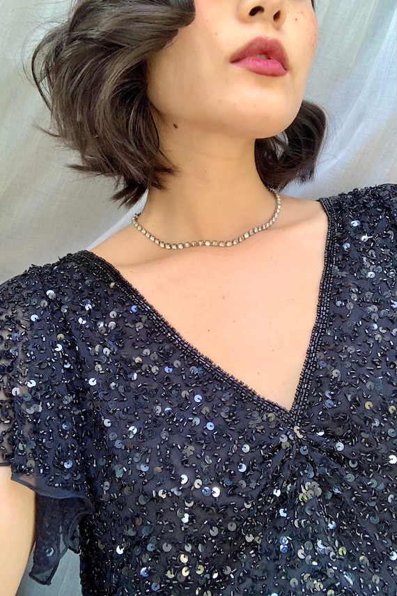 Vintage Rhinestone Choker