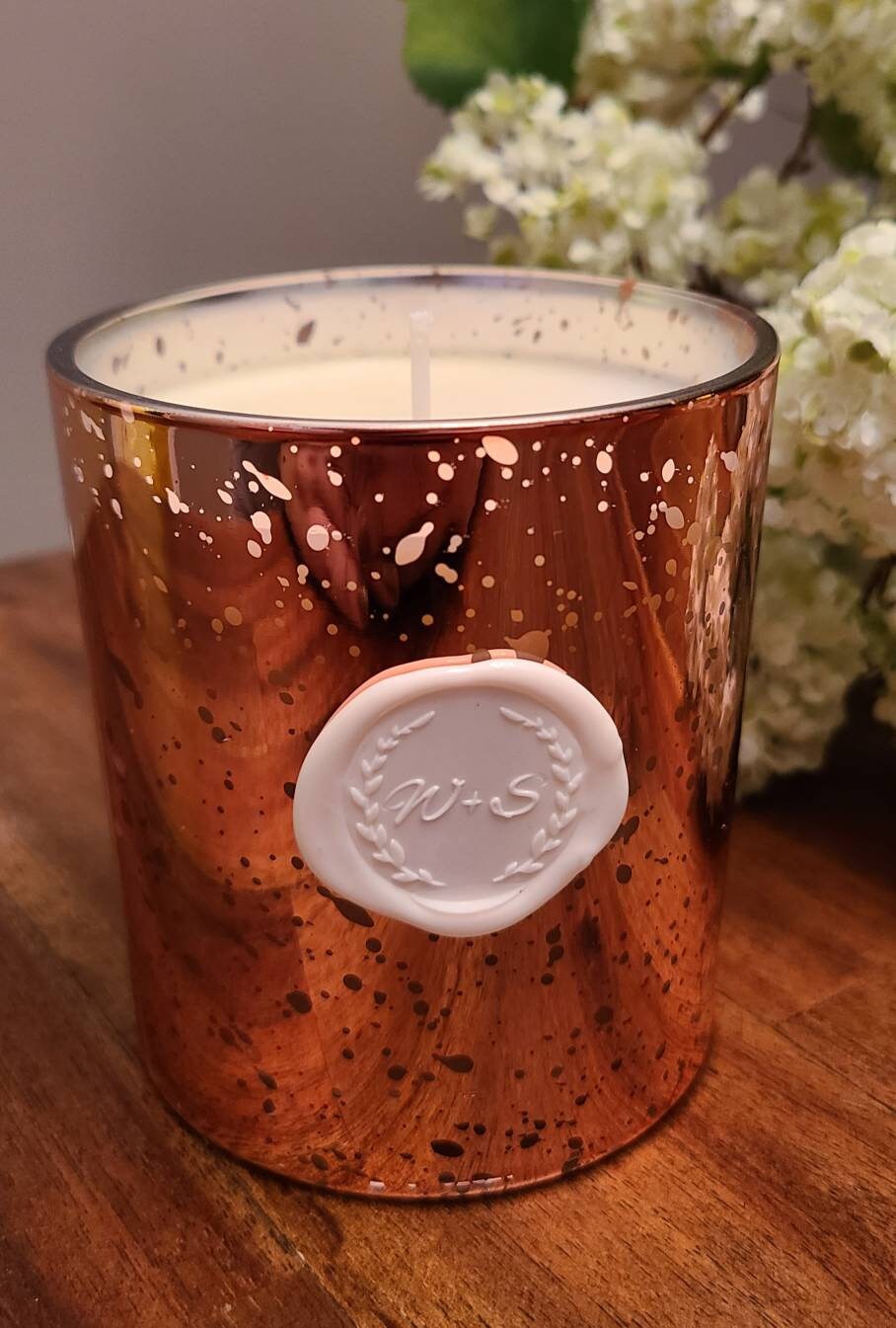 10 oz Hidden Crystal Stone Candle Surprise Candle Hand made Etsy