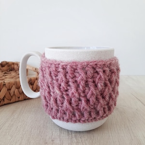 Crochet Mug Cozy Pattern, Easy Cup Warmer (PDF Pattern)