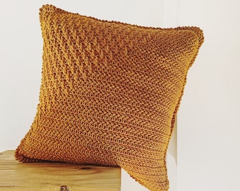 Bali Crochet Pillow Cover Pattern: Textured Cushion (PDF Pattern)