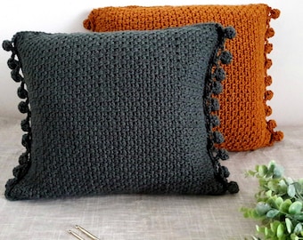 Crochet throw pillow pattern, Crochet cushion pattern, Crochet pillow pattern, Crocheted pillow, Easy crochet, Pillows patterns