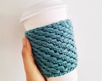 Crochet mug cozy pattern, Crochet pattern christmas, Crochet gifts, Crochet coffee cozy pattern, Starbucks cup cozy, Easy crochet pattern