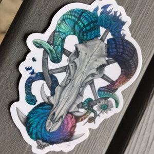 Mors Irrumat Omnia | Holographic Sticker | Ninth House