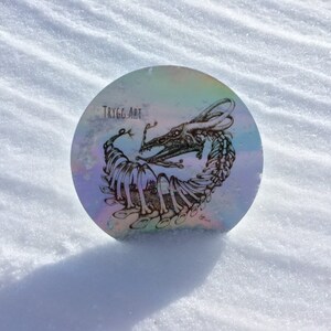 Sea Whip | Holographic Sticker | Shadow & Bone